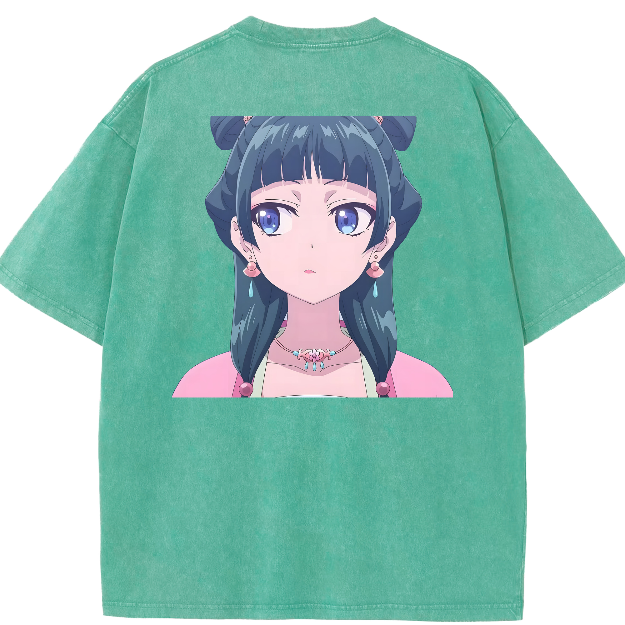 （画像用） 薬屋のひとりごと The Apothecary Diaries 綿100% ヴィンテージ風 半袖Tシャツ（背面プリント）